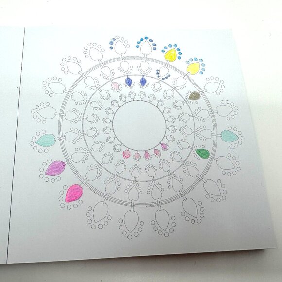 Vive Le Color! Serenity Adult Coloring Book & Pencils, Color Therapy Kit - Picture 13 of 14